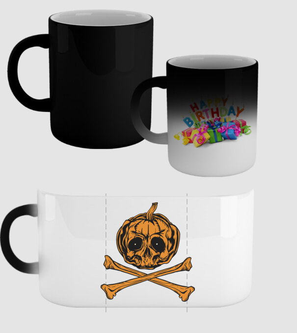 Dovleac craniu Halloween model negru pe tricou