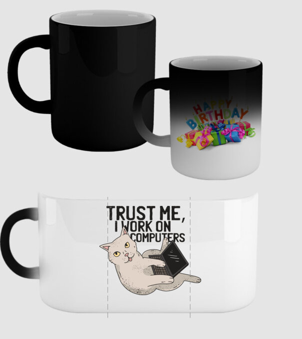 Trust me, I work on Computers model negru pe tricou