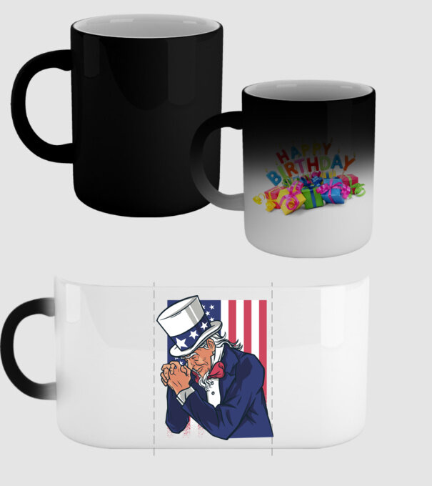 Uncle Sam se roagă model negru pe tricou
