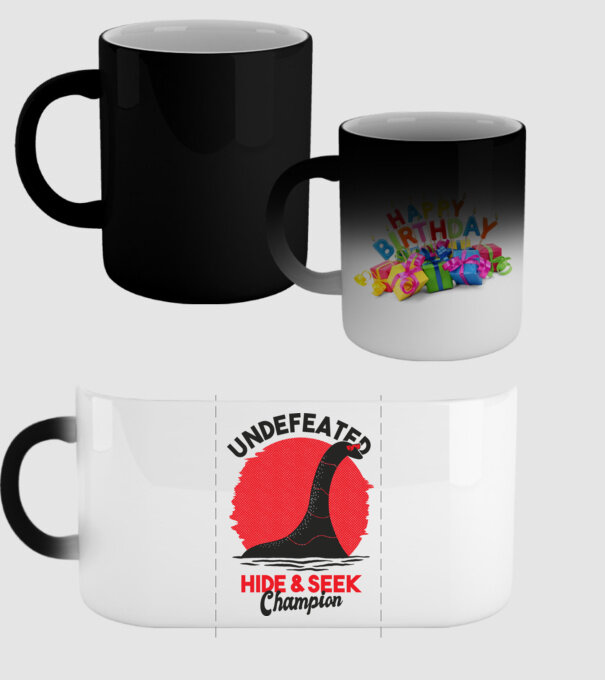 Undefeated Hide & Seek Champion model negru pe tricou