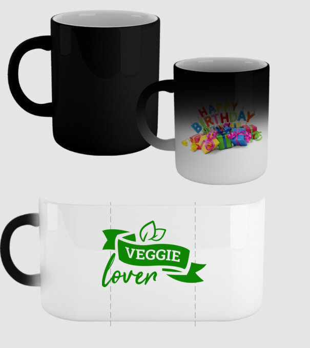 Veggie lover Iubitor de legume model negru pe tricou