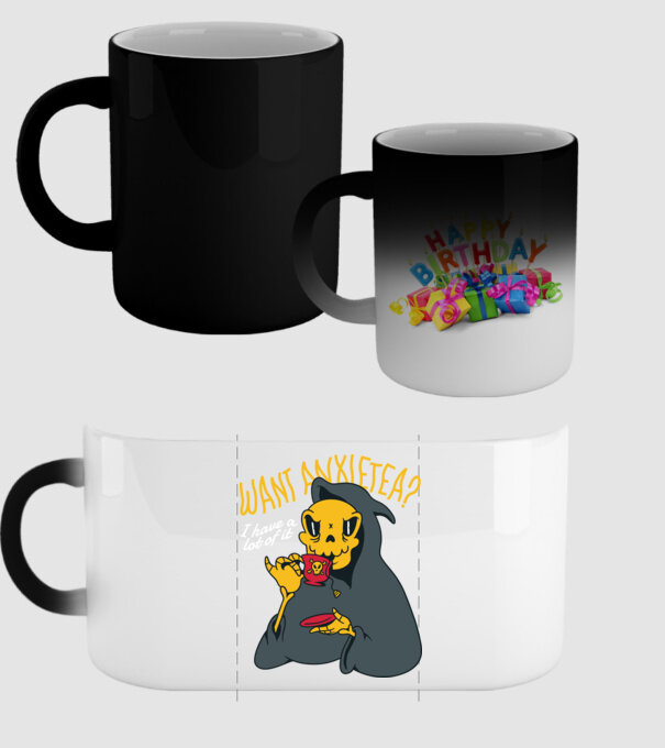 Want Anxietea? model negru pe tricou