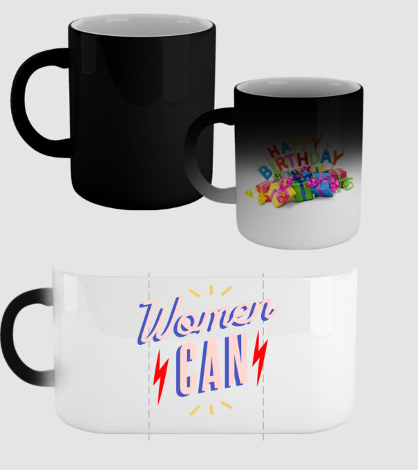 Women Can de Ziua Femeii model negru pe tricou