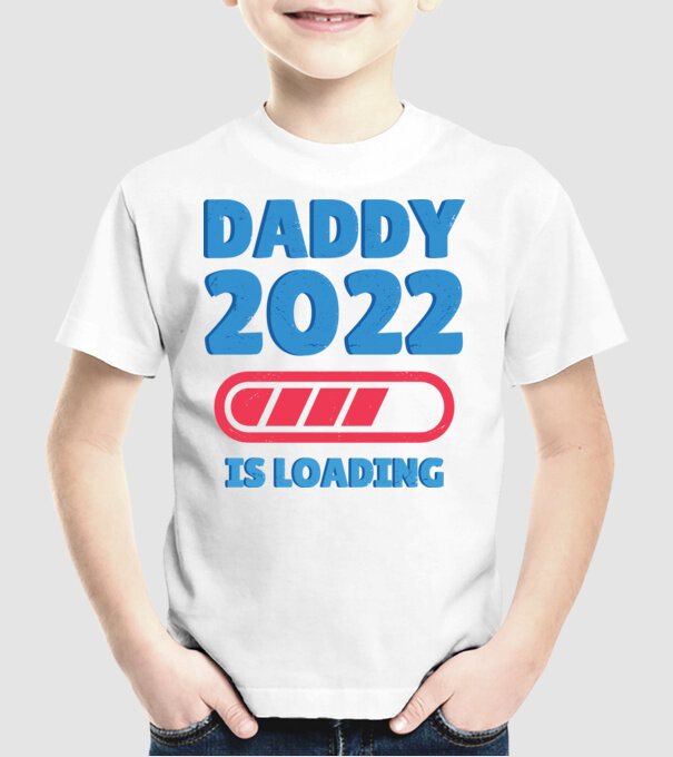 Tată 2022 ss model alb pe tricou