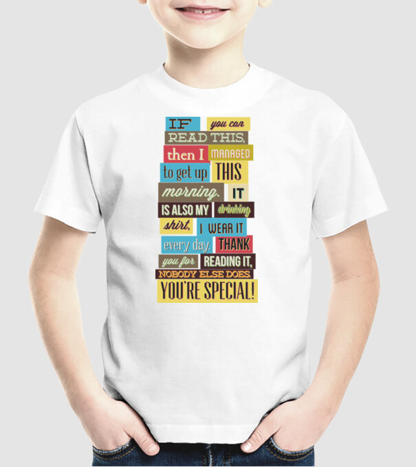 If you can read this then i managed to get up this morning model alb pe tricou