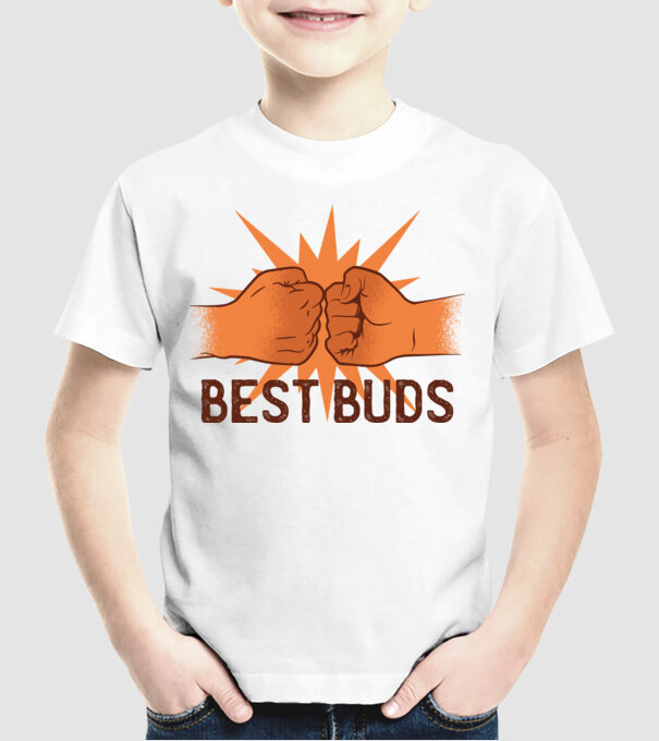 Cei mai buni prieteni model alb pe tricou