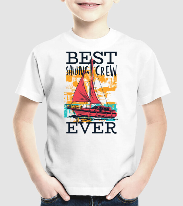 Cea mai bună echipă de navigație model alb pe tricou
