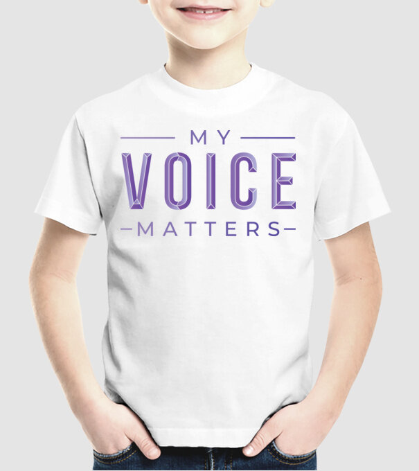 My Voice Matters de Ziua Femeii model alb pe tricou