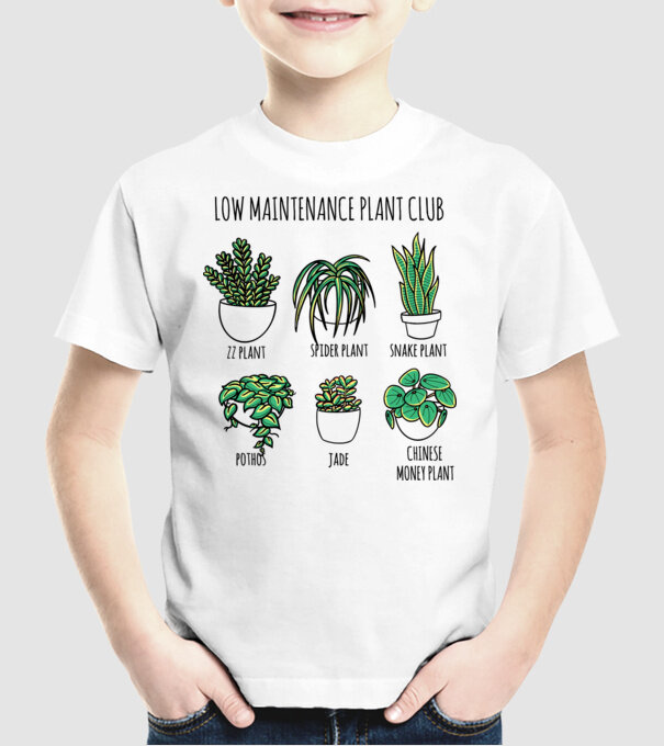 Îngrijirea plantelor model alb pe tricou