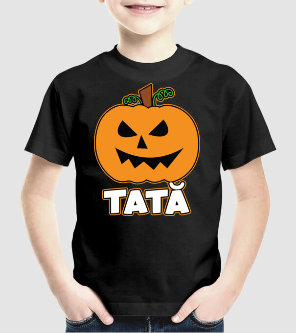 tată model negru pe tricou