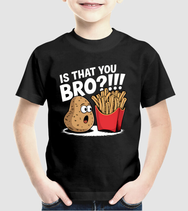 Is that you BRO?!! Negru model negru pe tricou