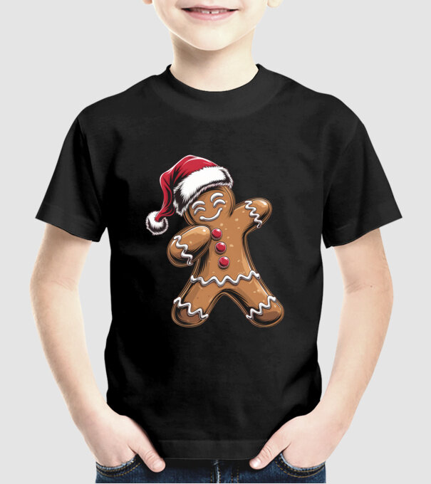 Turtă dulce dab model negru pe tricou
