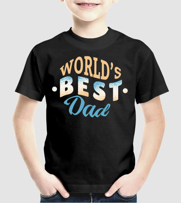Cel mai bun Tătic din lume model negru pe tricou