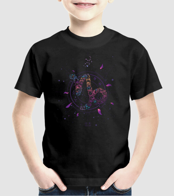 Capricorn Zodiac model negru pe tricou