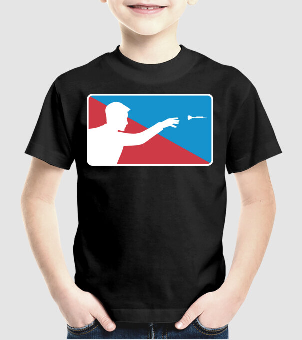 Darts MLB model negru pe tricou