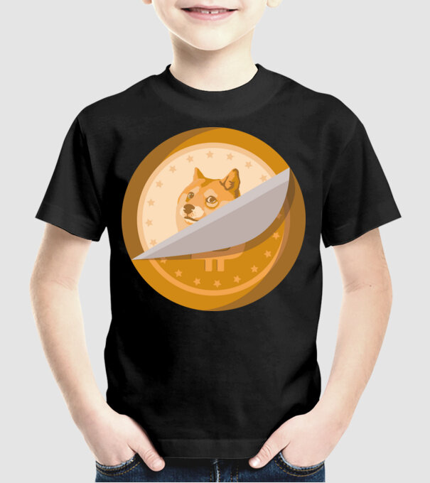 Dodge Coin model negru pe tricou