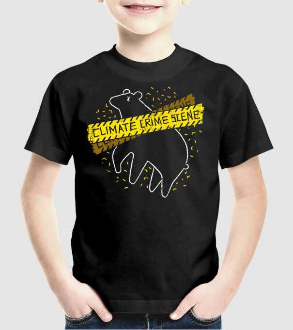 Încălzire globală studiul locației model negru pe tricou