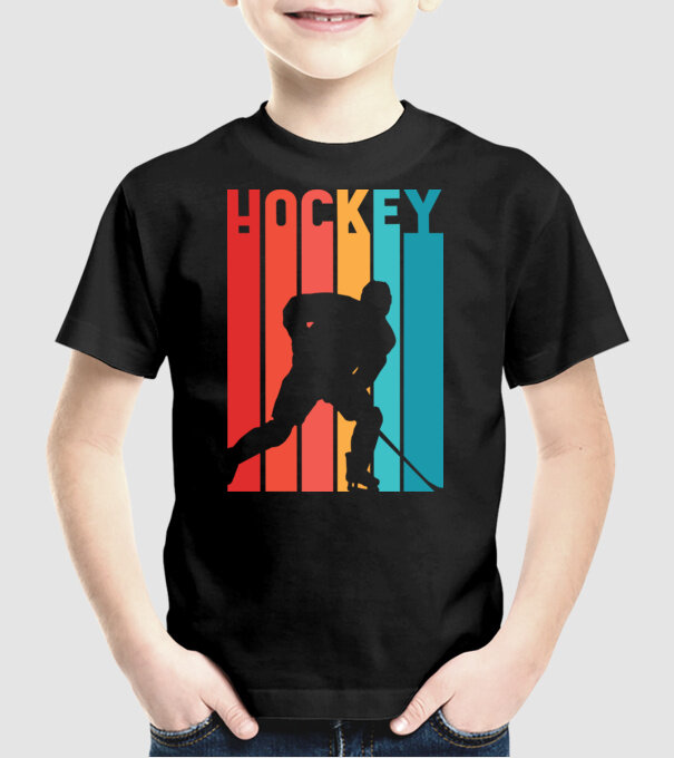 Hochei Retro model negru pe tricou
