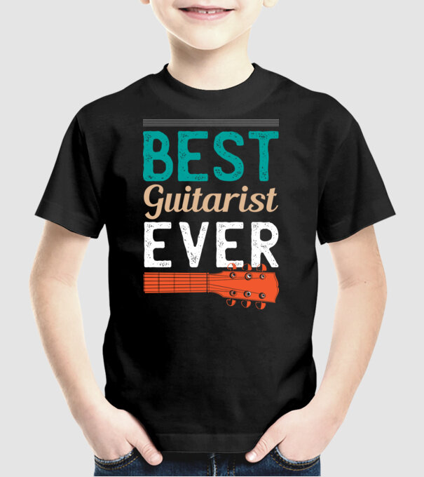 Cel mai bun chitarist model negru pe tricou