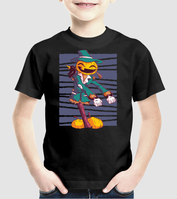 Sperietoare Halloween model negru pe tricou