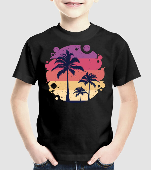 Retro Vara model negru pe tricou