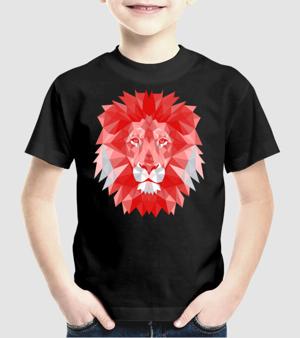 Red Lion model negru pe tricou
