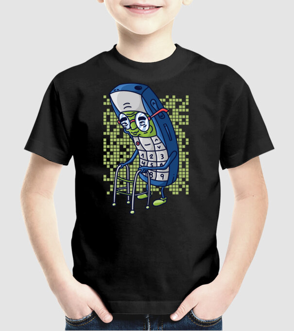 Câine drăguț schiind model negru pe tricou