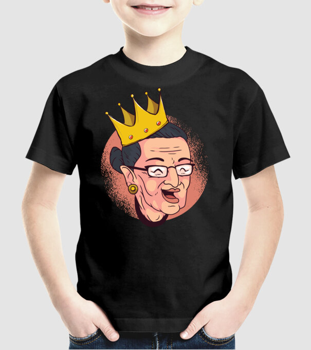 Ruth Bader Ginsburg model negru pe tricou