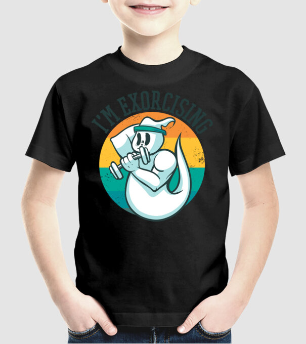 Antrenament Fantomă (Spirit?) model negru pe tricou