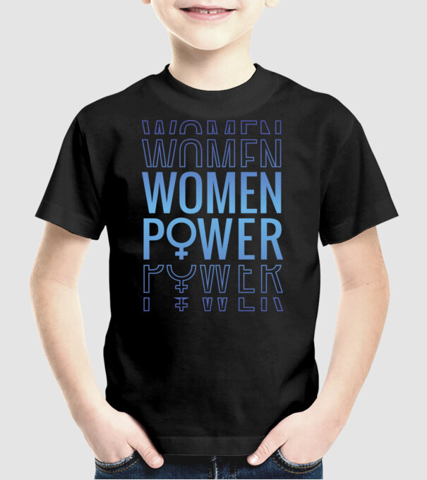 Women Power de Ziua Femeii model negru pe tricou