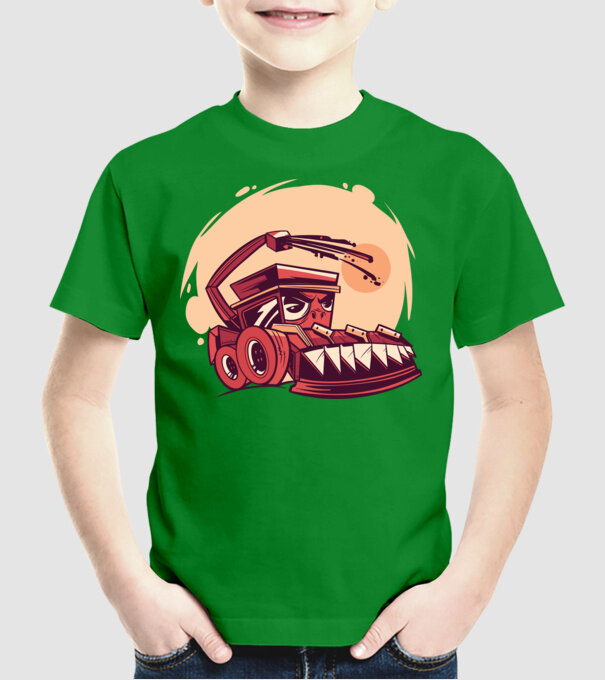 Secerătoare model verde pe tricou