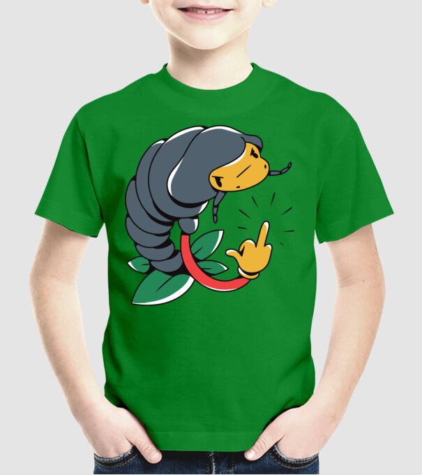 Izopodă model verde pe tricou