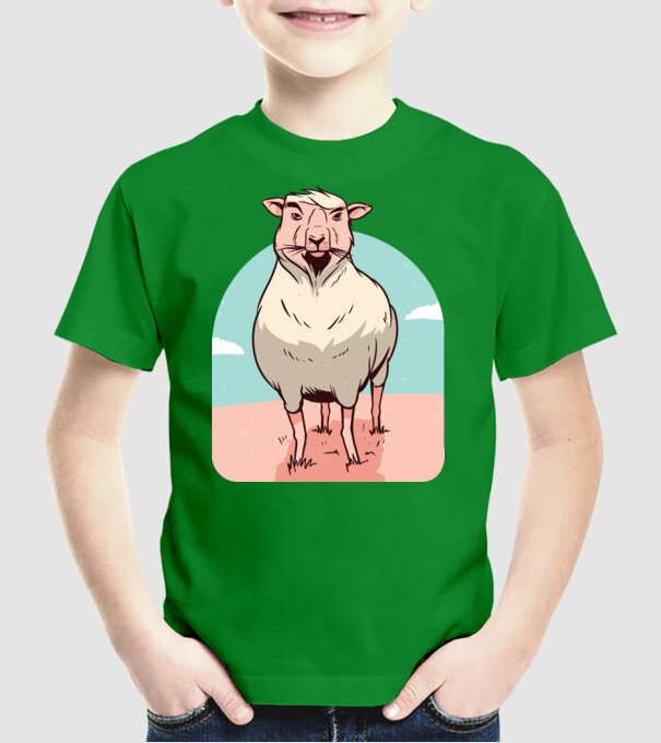 Miel Șobolan model verde pe tricou