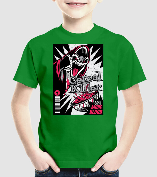 Cereal Killer model verde pe tricou