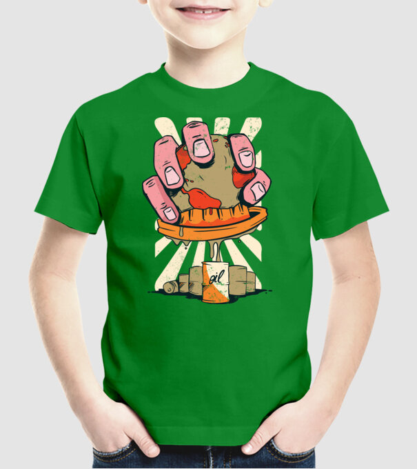 Epuizarea Pământului model verde pe tricou
