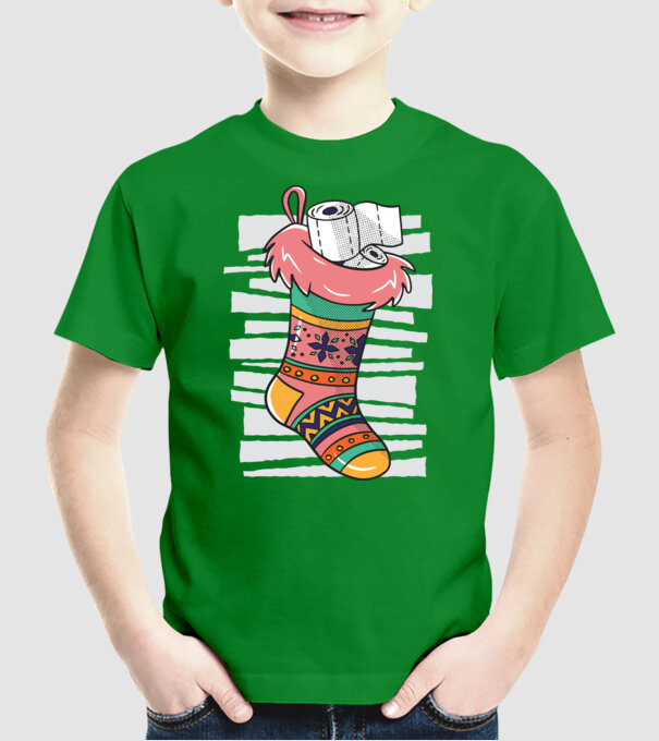 Christmas Gift 2020 model verde pe tricou