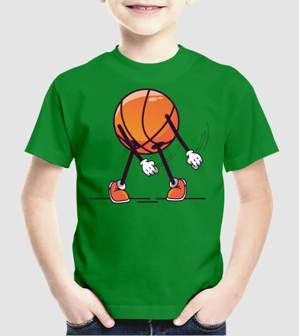 Baschet DAB model verde pe tricou