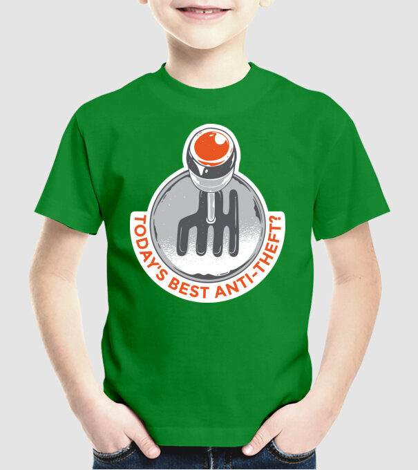 Cutia de viteze manuală este cel mai bun anti-furt tricou amuzant model verde pe tricou