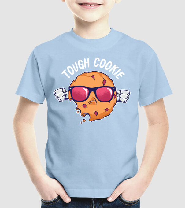 Tricou antrenament prăjitură tare model albastru deschis pe tricou