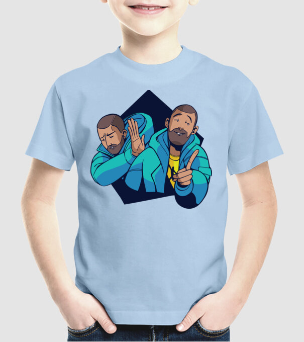 Tricou Meme amuzant model albastru deschis pe tricou