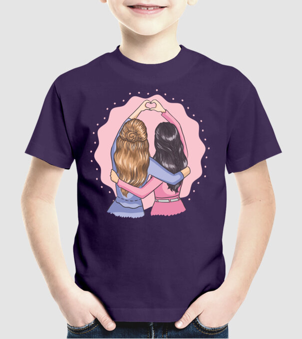Best Friends Forever - Cele mai bune prietene model mov pe tricou