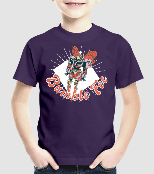 Bumble Fee - Zâna Robot model mov pe tricou