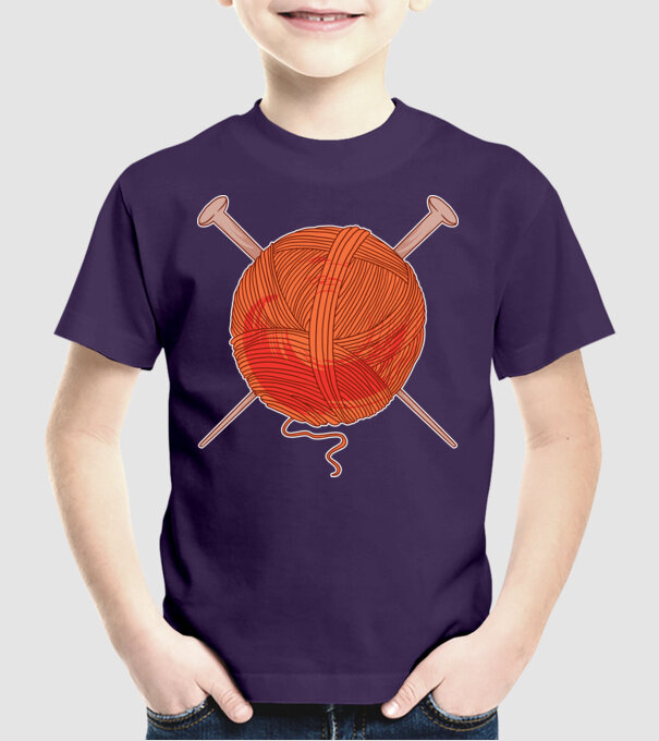 Ghem de fire model mov pe tricou