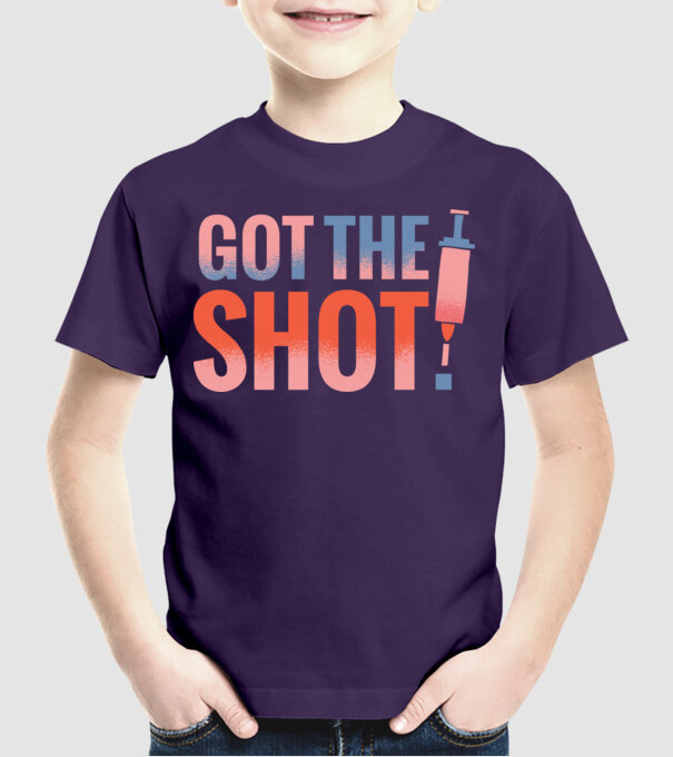 Am fost vaccinat model mov pe tricou