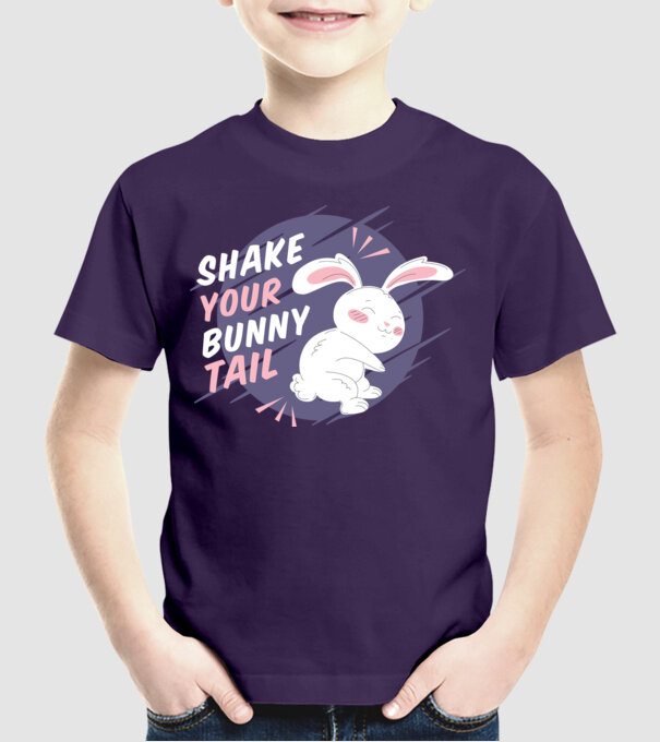 Shake your bunny tail model mov pe tricou
