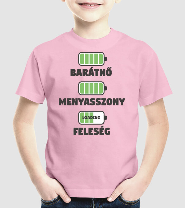 Soție model roz deschis pe tricou