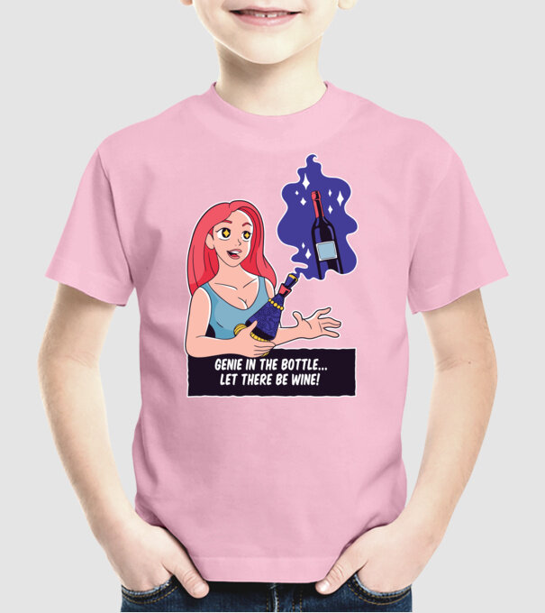 Dorința mea, să fie vin model roz deschis pe tricou
