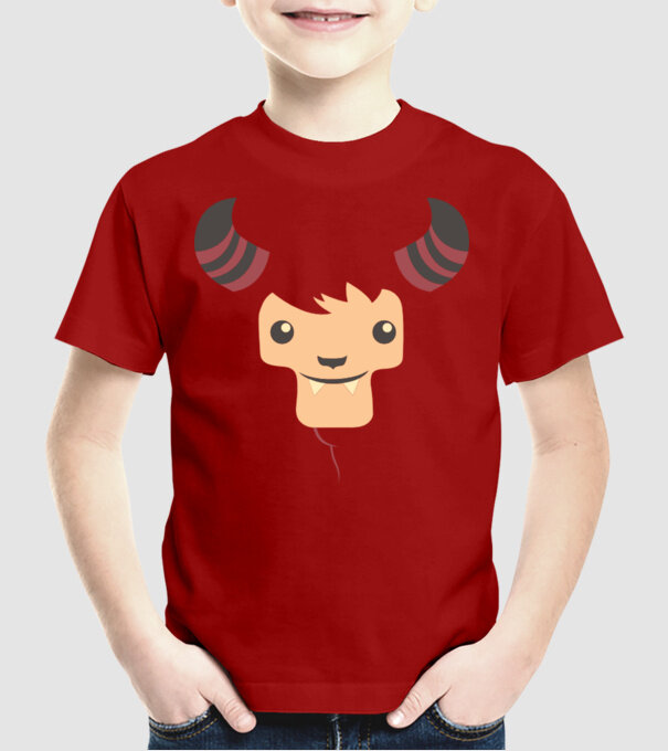 Goat Halloween model roșu pe tricou