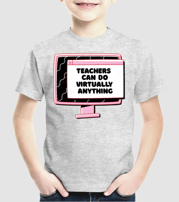 Home Office Pentru profesori model gri pe tricou