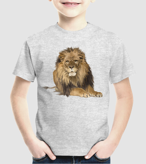 lion king model gri pe tricou